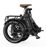 Electric Bike ONESPORT OT16 MAX - Motor 500W Battery 48V18AH 20 Inch Disc Brakes - Black brown